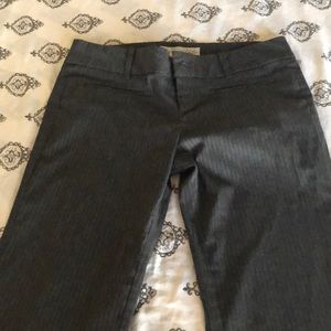 Gray pinstriped pants! Great condition!